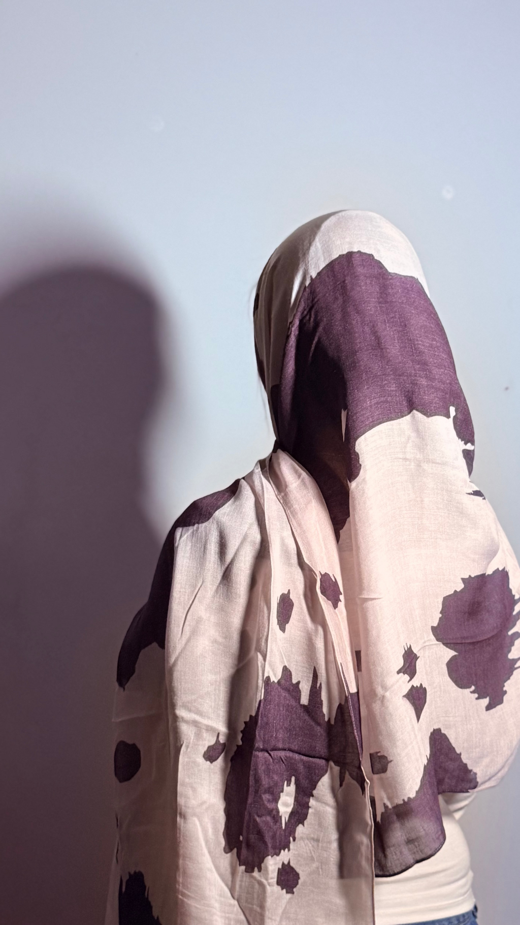 Mulberry Cow — Cow Print Modal Hijab