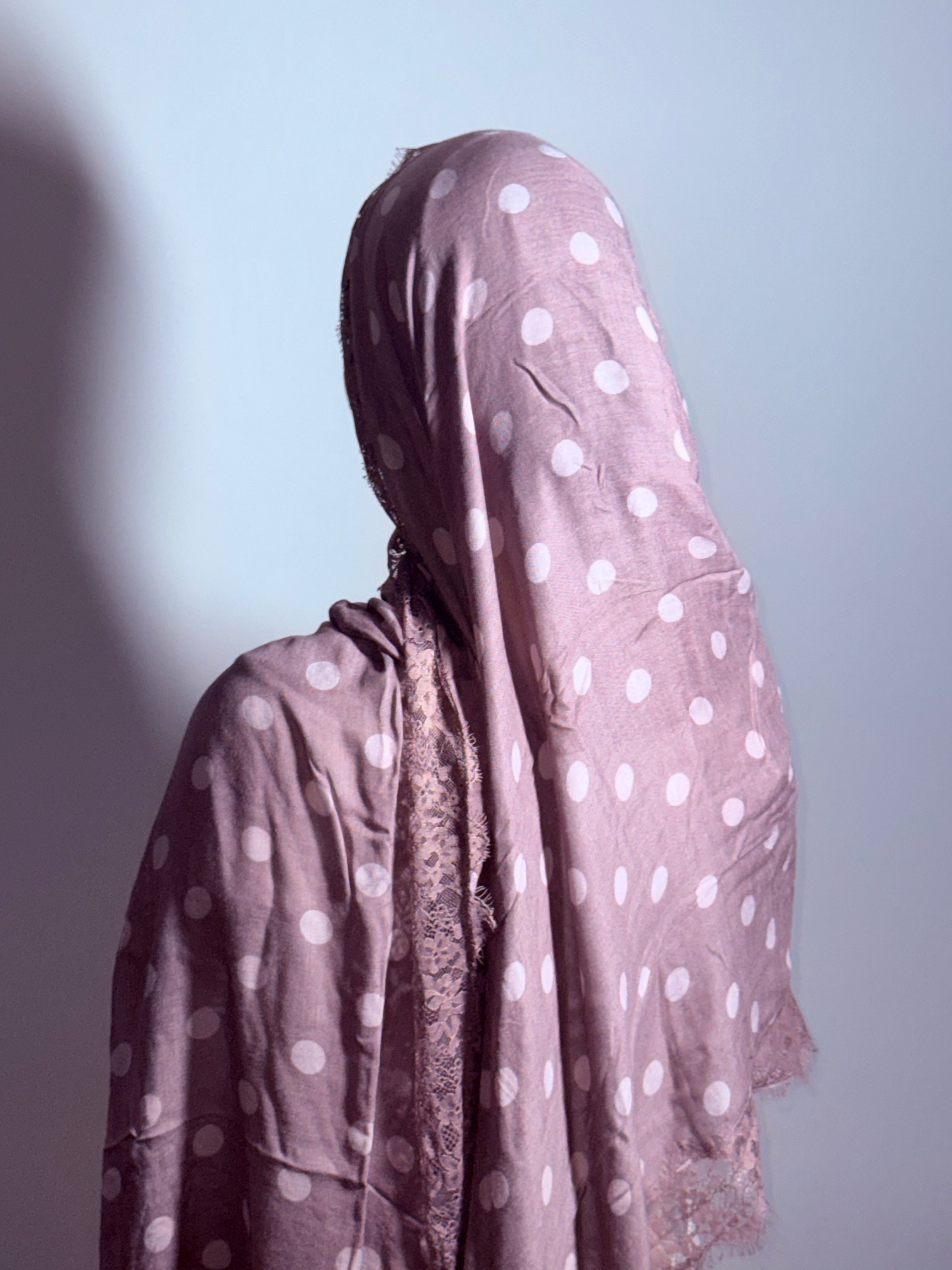 Mauve Chantilly Modal Hijab